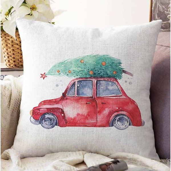 Federa decorativa a tema natalizio 43x43 cm Merry Christmas – Mila Home-image-1