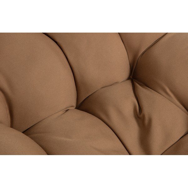 Poltrona girevole da giardino marrone con intreccio in rattan Vive - WOOOD-image-1