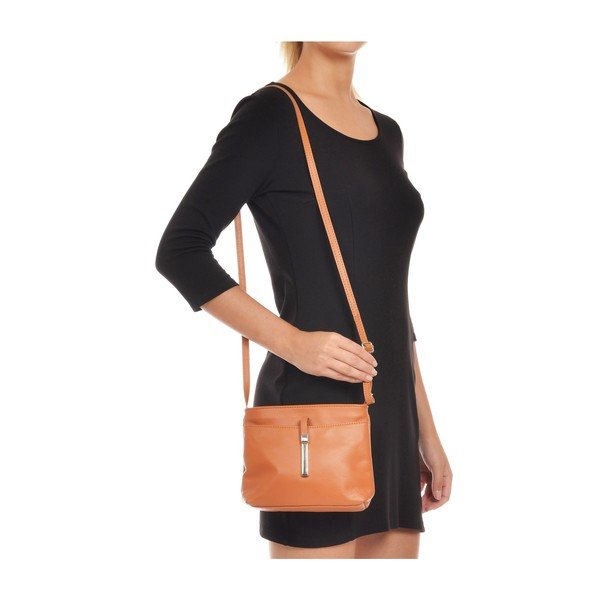 Borsa in pelle . 241 Cognac - Roberta M-image-4
