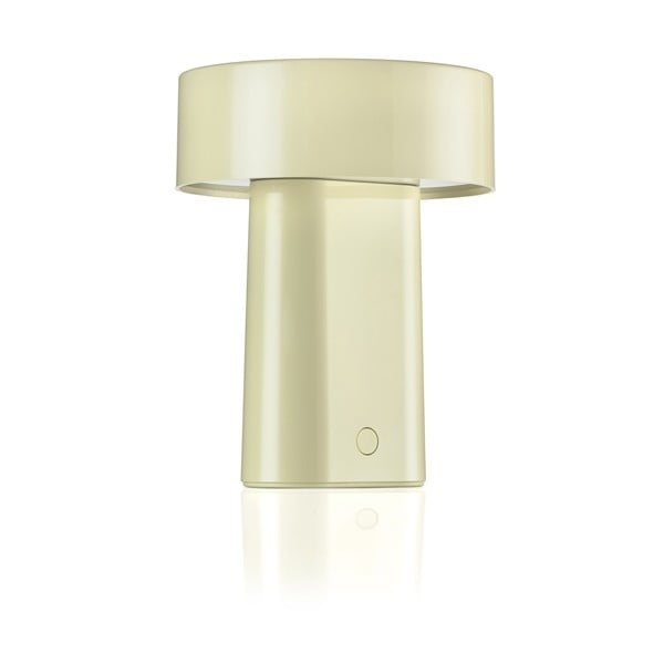 Lampada da tavolo LED verde chiaro in plastica (altezza totale 18 cm) Oblong – Zone