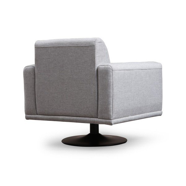 Sedia girevole grigio chiaro Nikea - Artie-image-4