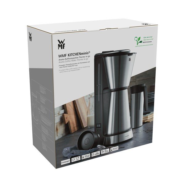 Macchina da caffè a filtro in acciaio inox di colore argento Aroma KITCHENMINI KITCHENminis - WMF-image-4
