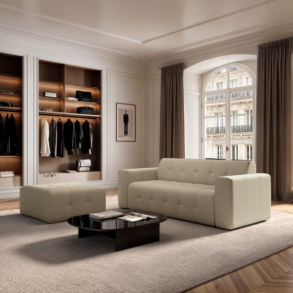Divano beige 223 cm Tuil – Rodier-image-1