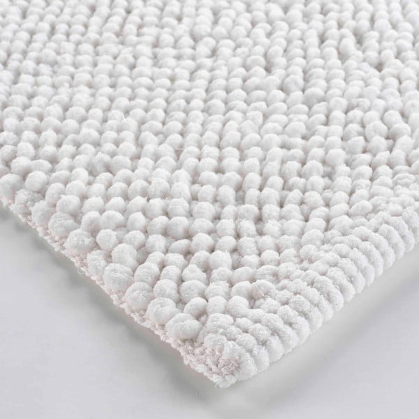 Tappetino per il bagno bianco 50x80 cm Yanis – douceur d'intérieur-image-3