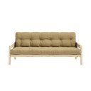 Divano letto marrone/beige 204 cm Grab - Karup Design
