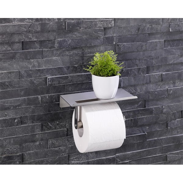 Porta carta igienica autoportante in acciaio inox - Maximex-image-4