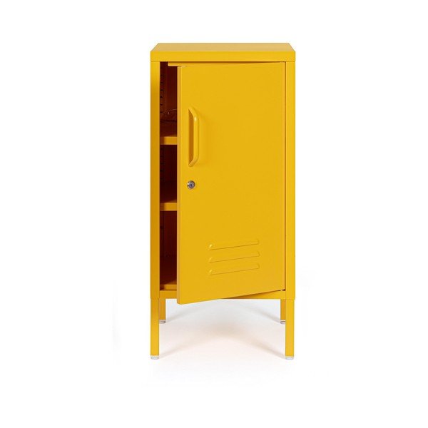 Armadietto giallo in metallo con chiusura a chiave 35x76x40 cm Cambridge – Yes Everyday-image-3