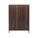 Mobile in noce decorato in colore naturale 80x110 cm Celine - Støraa