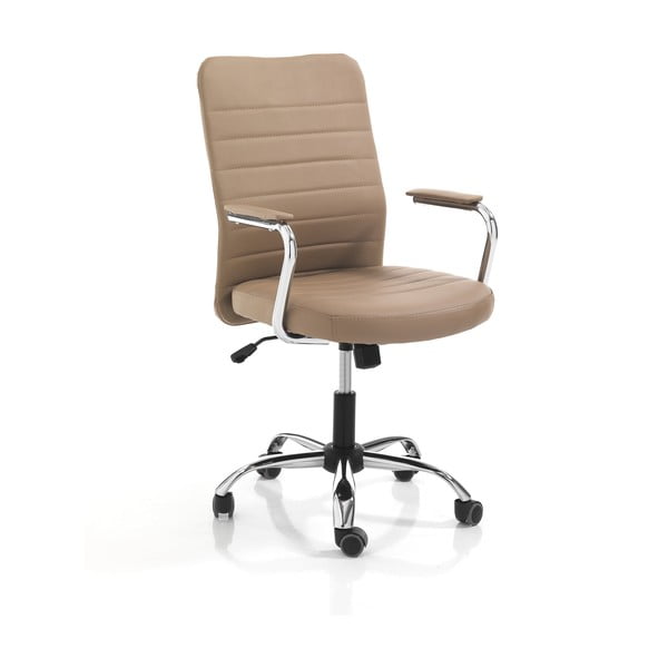 Sedia da ufficio marrone Wichita - Tomasucci