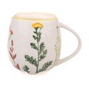 Tazza bianca in porcellana 500 ml Flower Garden – Dakls