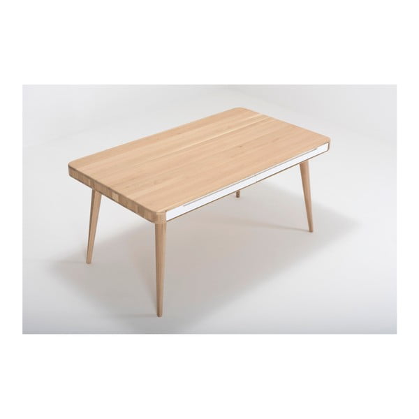 Tavolo da pranzo in rovere Due, 160 x 90 cm Ena - Gazzda-image-4