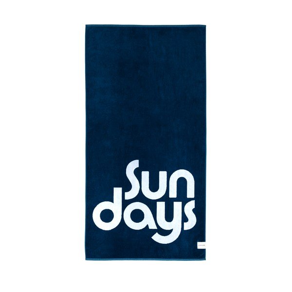 Modrá plážová osuška Sunnylife Nouveau Bleu