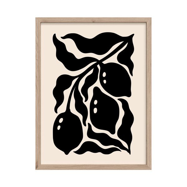 Dipinto stampato con cornice inclusa 30x40 cm Fruit – Styler