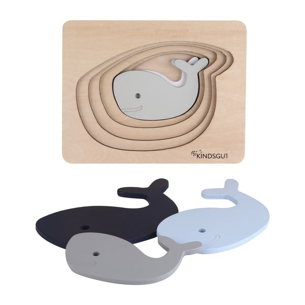 Puzzle in legno Whale – Kindsgut-image-3