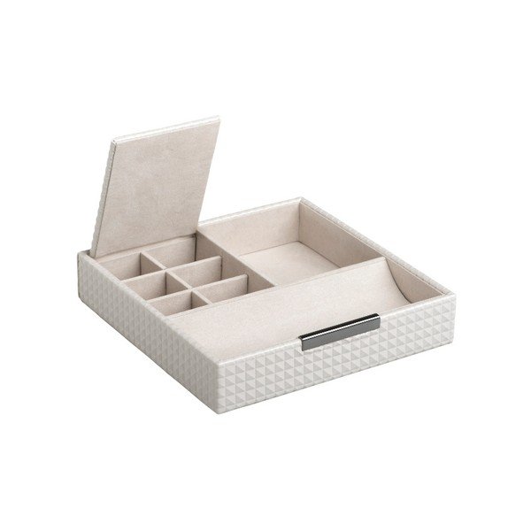Šedý organizér z umělé kůže Brandani Diamante Skin