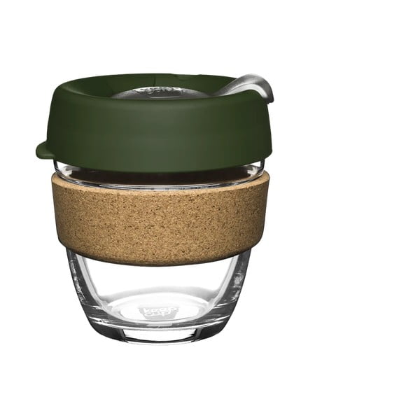 Tazza da viaggio verde 227 ml Brew Cork Pine S - KeepCup