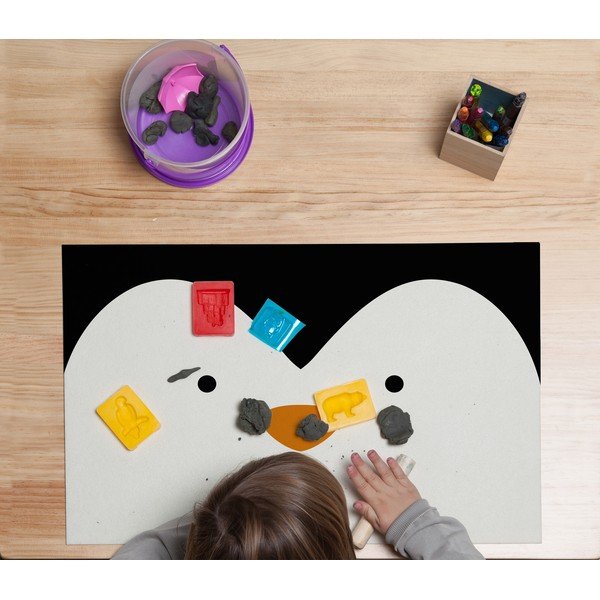 Tappetino da tavolo, 55 x 35 cm Penguin - Little Nice Things-image-1