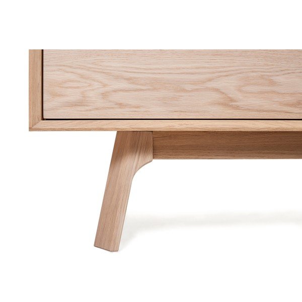 Komoda z bílého dubového dřeva se 4 dvířky Unique Furniture Vivara-image-2