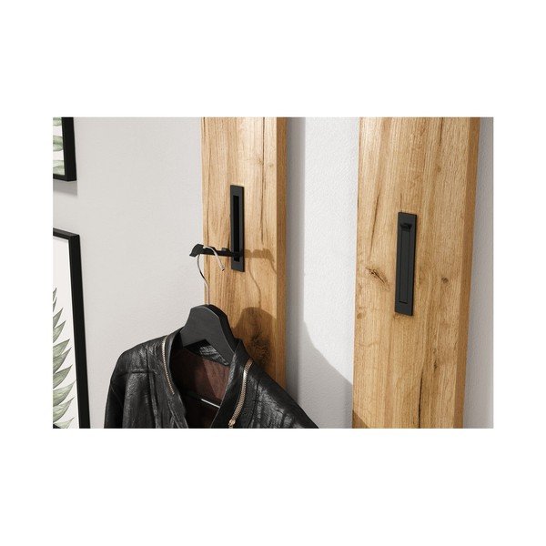 Set da ingresso bianco e color legno naturale effetto rovere Libbiano - Germania-image-4