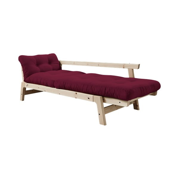 Divano variabile Naturale chiaro/Bordeaux chiaro Step - Karup Design-image-3