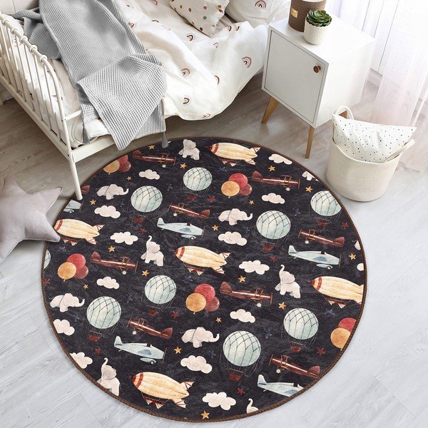 Tappeto per bambini ø 100 cm Comfort - Mila Home-image-1