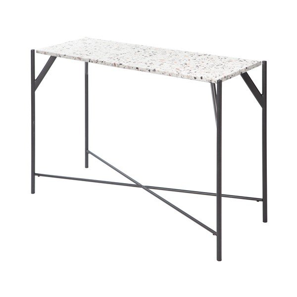 Consolle Terrazzo Cosmos con piano in terrazzo, 35 x 100 cm - RGE