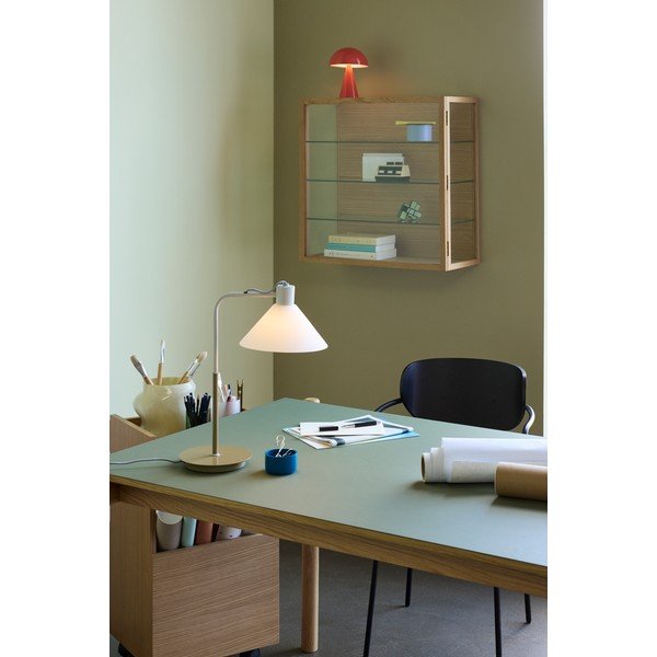 Vetrina di colore naturale con effetto rovere da appendere 60x60x27 cm Poetic – Hübsch-image-1