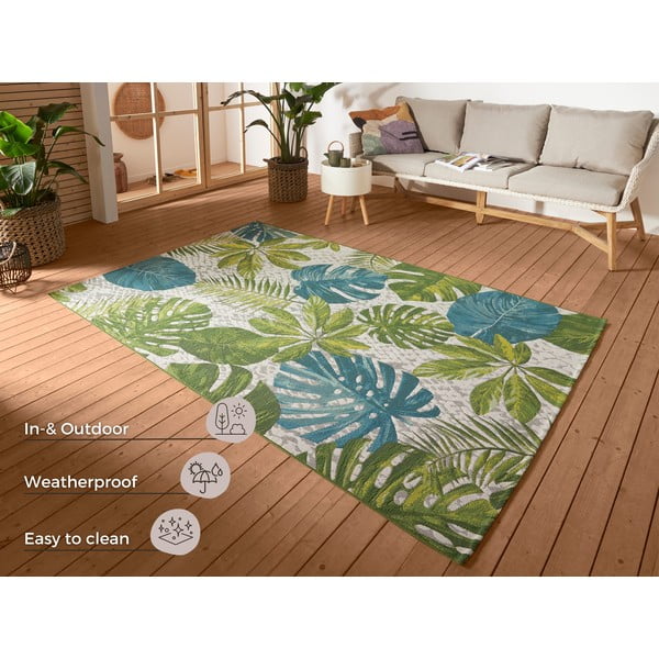 Tappeto da esterno verde/turchese 80x165 cm Flair – Hanse Home-image-4