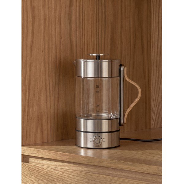 Bollitore argentato in vetro 1,2 l Emma – Stelton-image-2