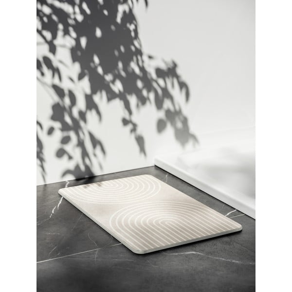 Tappeto da bagno in quarzo beige 39x60 cm Nazca - Wenko-image-1