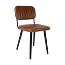 Sedia da pranzo marrone cognac Jake Worn - White Label