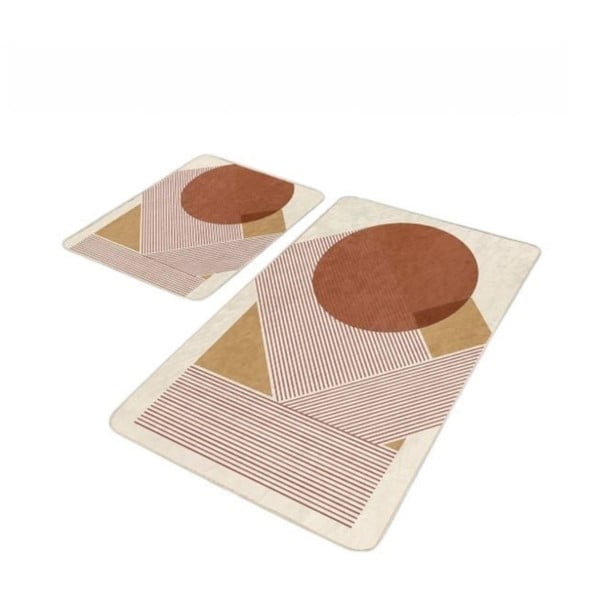 Set di tappetini per il bagno in velluto 2 pz 60x100 cm – Mila Home