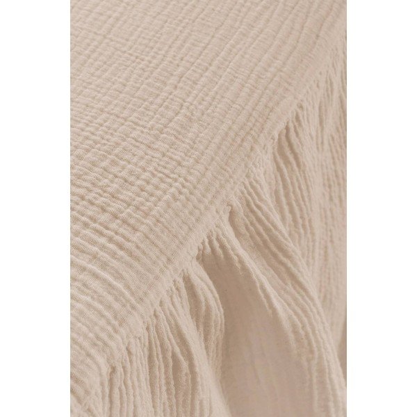 Copriletto beige in mussola 160x200 cm Amilia – Jotex