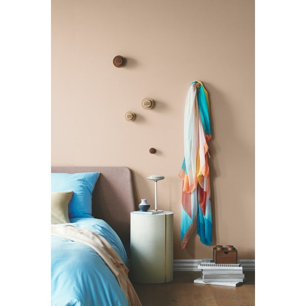 Set di 3 ganci da parete in legno di quercia tinto scuro Wood - LEGO®-image-3