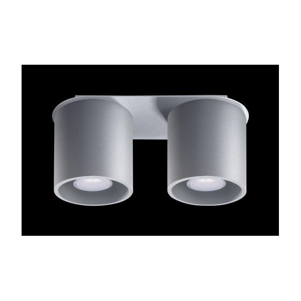 Apparecchio da soffitto grigio Roda - Sollux-image-3