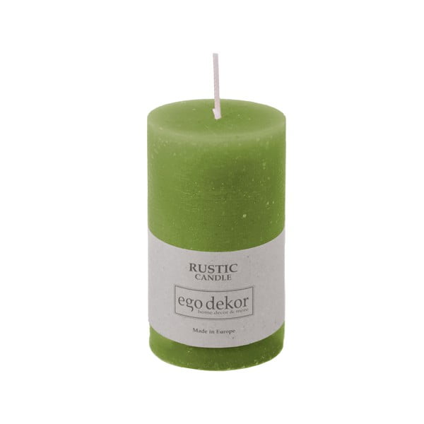 Candela verde Ruggine, tempo di combustione 38 h Rustic - Rustic candles by Ego dekor