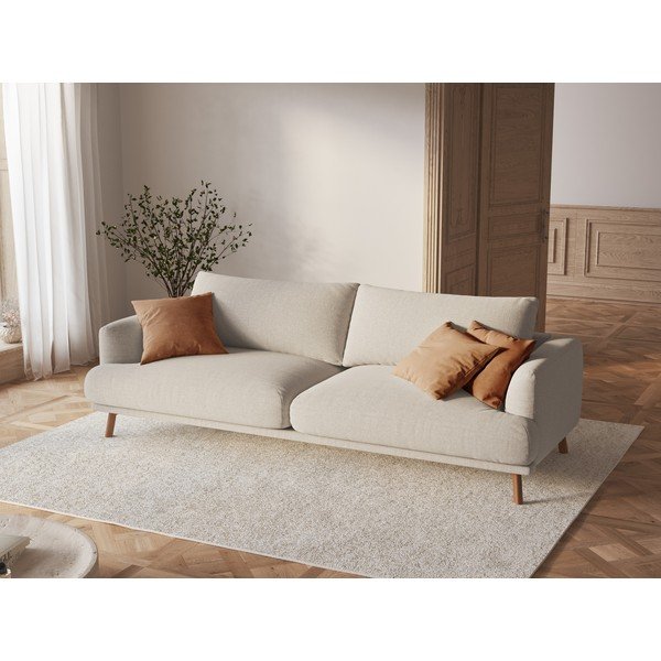 Divano beige 200 cm Naomi – Micadoni -image-1