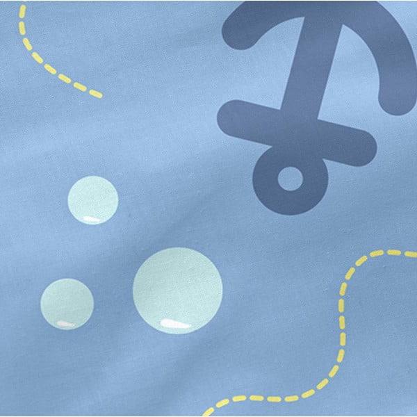 Lenzuolo di cotone per bambini, 200 x 90 cm Yellow Submarine - Happynois-image-3