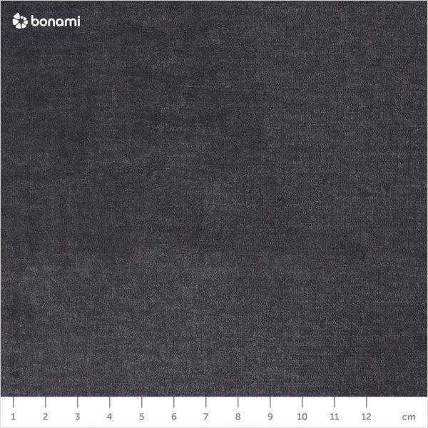 Divano angolare grigio scuro allungabile/con contenitore (con penisola a sinistra/a L) e rivestimento in velluto Laurence – ELTAP-image-4