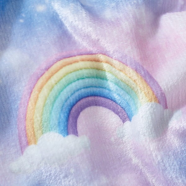 Coperta per bambini blu e rosa in micropile 130x170 cm Candy Unicorn – Catherine Lansfield-image-2