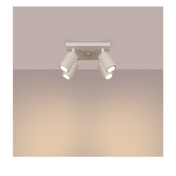 Faretto color crema 25x25 cm Gleam – Sollux-image-2