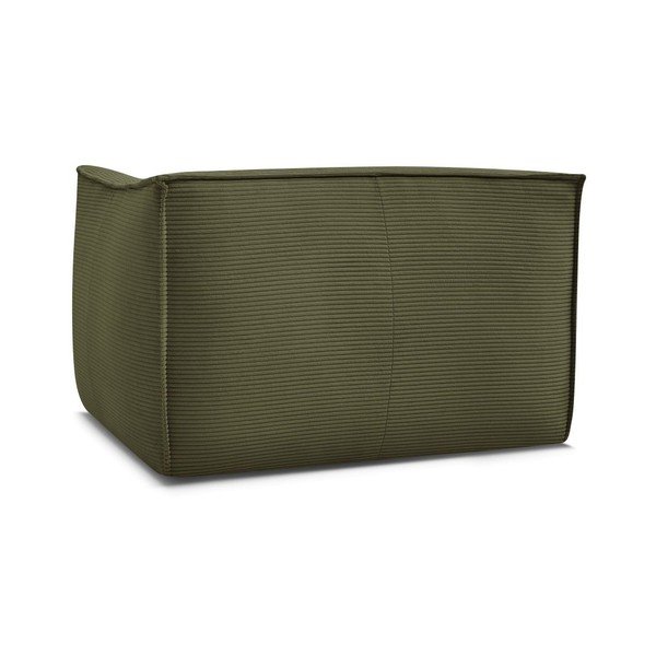 Poltrona verde con rivestimento in velluto a coste Giorgia – Bobochic Paris-image-4