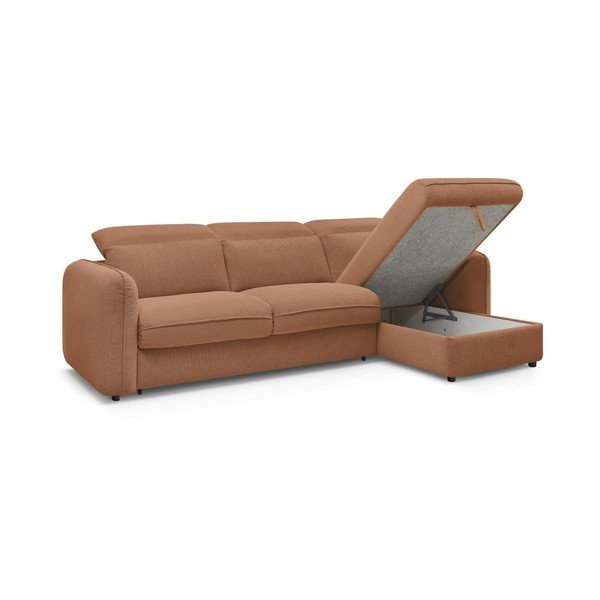 Divano angolare arancione Achille – Bobochic Paris-image-4