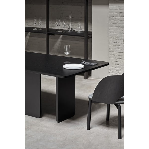 Tavolo da pranzo nero , 200 x 100 cm Arq - Teulat-image-2