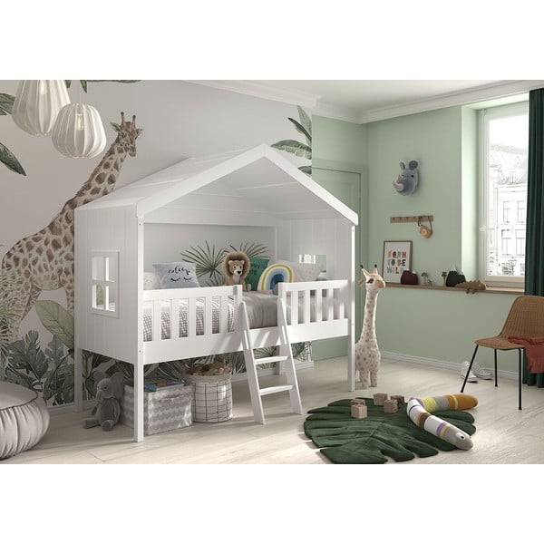 Casa bianca/letto per bambini 90x200 cm Housebed - Vipack-image-2