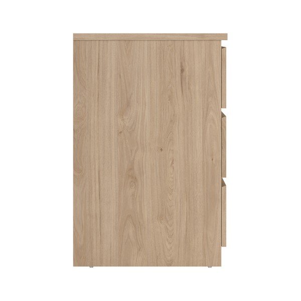 Credenza di colore naturale con effetto rovere 77x76x50 cm Naia – Tvilum-image-4