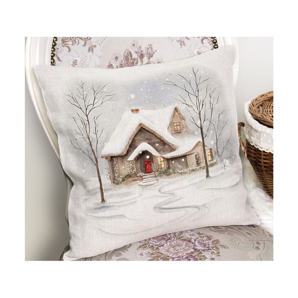 Federa decorativa a tema Natale 43x43 cm – Mila Home-image-2