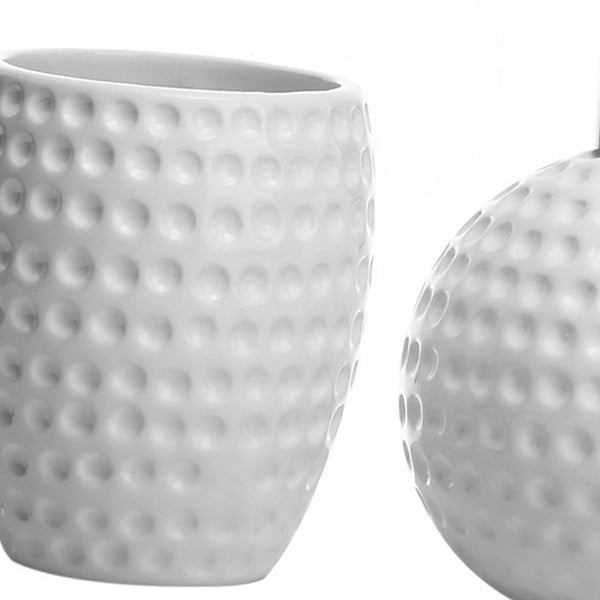 Set di accessori da bagno bianchi - Casa Selección-image-2