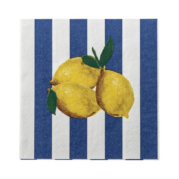 Set di tovaglioli in carta 20 pz 33x33 cm Limone – Bloomingville