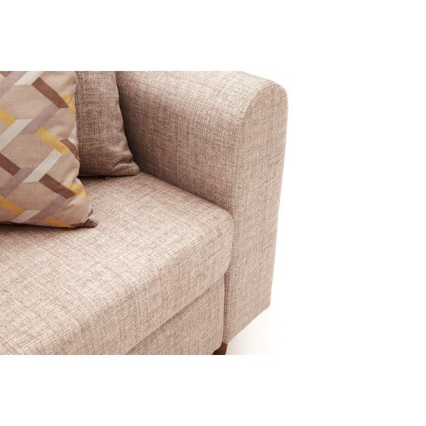 Divano beige 154 cm Salem - Artie-image-4